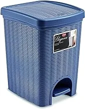 Stefanplast Dustbin ELEGANCE navy blue 31 x 27.5 39 cm 30814