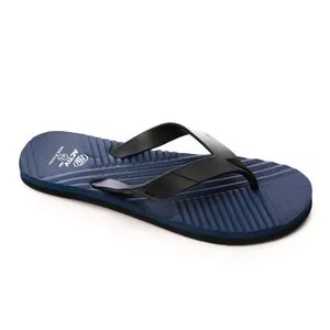 Activ Summer Black & Navy Blue Flip-Flop