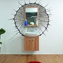 3D Broken Wall Removable Wall Sticker