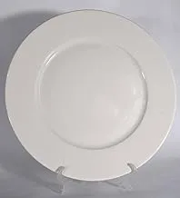 KUTAHYA Flat Plate, Porcelain 27 cm - Off White