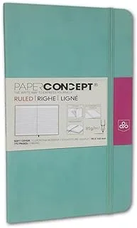 OPP PAPER CONCEPT 14 x 9 cm Soft Cover Executive Notebook - Pastel Colors - Green