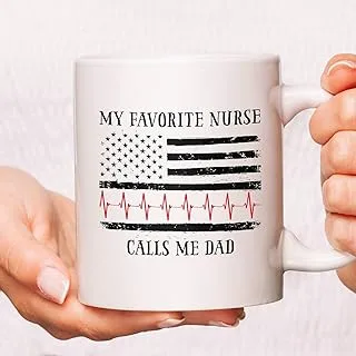 cream cup nurse coffee cups nurse funny mugs nurse coffee cups nurse cup my favorite nurse call me dad coffee mugs gifts american flag nurse mug