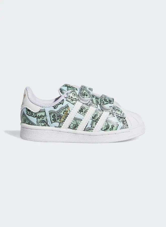 adidas Originals Jeremy Scott Money Print Superstar Shoes