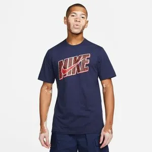 Nike M Nsw 12 Mo Swsh/Nk Blk Tee Tees - Blue