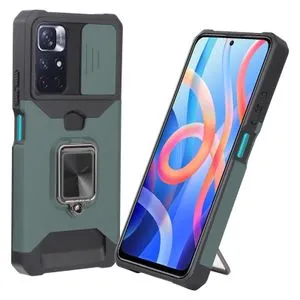 For Xiaomi Redmi Note 11 5G / Poco M4 Pro 5G Phone Case(Dark Green)