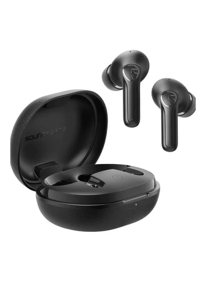 SoundPEATS Life True Wireless ANC Earbuds مع حقيبة شحن أسود