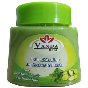 VANDA CARE Face & Body Scrub With ِِMint And Cucumber Extract - 300 GM