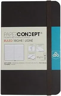 OPP PAPER CONCEPT 14 x 9 Executive Notebook Soft cover - Assorted Colors - Brown