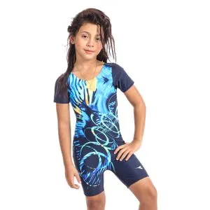 Diadora Girls One Piece Swim Suit - Navy