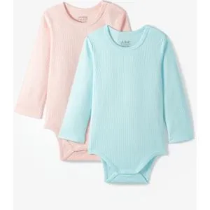 June Baby Interlock 2 Pack Bodysuit