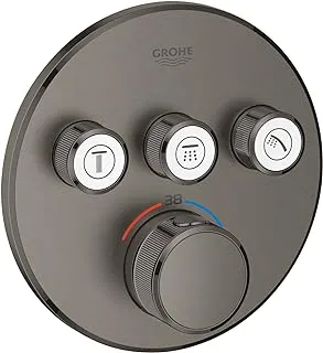 Grohe, 29121AL0 Grohtherm SmartControl Safety mixer for concealed installation with 3 valves brushed hard graphite