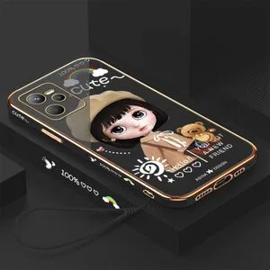 Realme C35 Case Soft Cute Girl Phone Back Cover