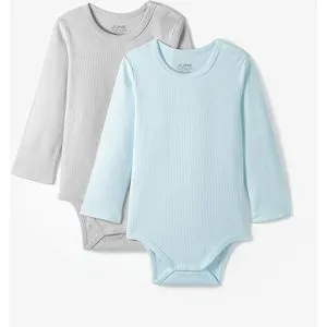 June Baby Interlock 2 Pack Bodysuit