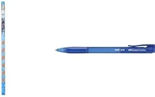 Disney ylong elastomeric pencil no:sx-16_yl1052 hb + GRIP X10 1.0mm Ballpoint Pen Clear Colored No.545251 - F.C Blue