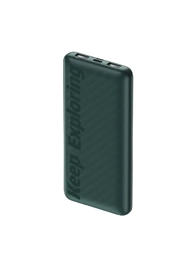 Oraimo 10000 mAh Toast 10 PD Pro II Fast Charging Portable Power Bank, 2.4A Max - OPB-P118Q Green