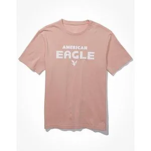 تي شيرت برسومات شعار American Eagle AE فائق النعومة