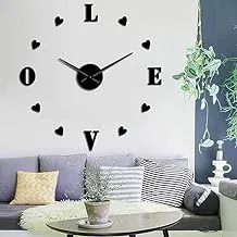 Love Hearts Large Wall Clock