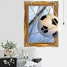 style 3D Football World Cup Waterproof PVC decorative wall sticker Living room bedroom Football Club decoration Wall Art Decal mm