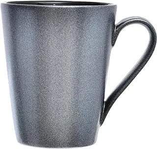 Rosa Porcelain Shiffle Mug, Metallic Grey