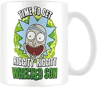 Rick and Morty MG24857 Wrecked Son Coffee Mug, Porcelain, 315 milliliters, Multi-Colour