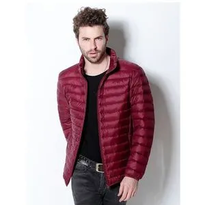 Lightweight Packable Waterproof Down Jacket Coat Men's Jacket Red