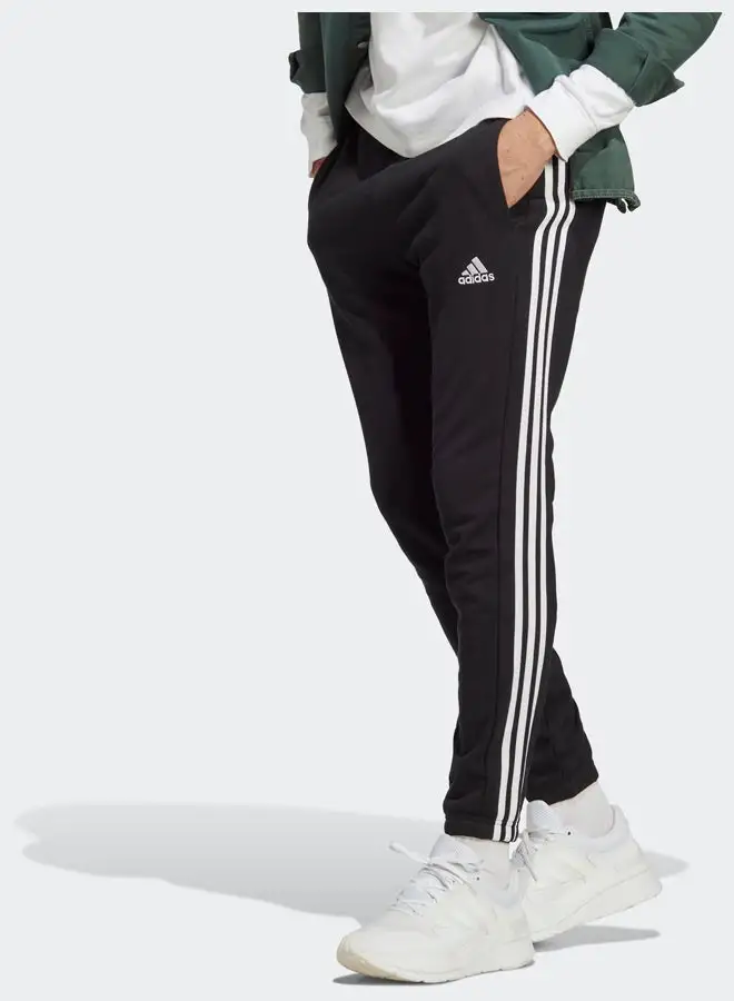 Adidas Essentials French Terry Tapered Elastic Cuff 3-Stripes Joggers