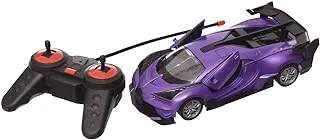 Plastic Girlie Fast Racing Car With Multi Directional Remote Control And High Speed For Kids Racing - Purple