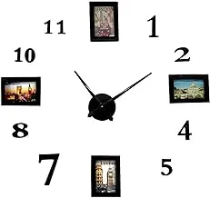 3D Wall Clock RM8 Black