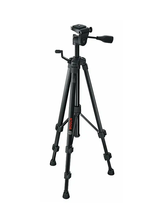 BOSCH Bosch Professional Building Tripod BT 150، تصميم من الألومنيوم لارتفاعات العمل من 55 إلى 157 سم | الموديل: 0601096B00 مع ضمان لمدة سنة