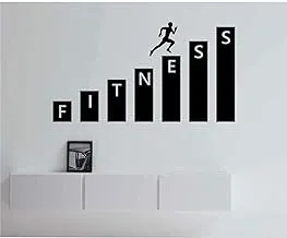 Gym Wall Decals for Living Room, Home Decor, Waterproof Wall Stickers