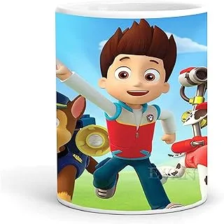 EVAN Ceramic Mugs/Cups Cartoons Printed Coffee Mugs-350ml Happy Birthday Gifts Return Gifts for Kids Girls Boys Brother Sister Daughter Bhai Behan Children Didi Friends Friendship da