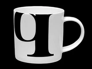 Q letter ceramic coffee Printed Mug