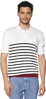 Mens Coup Regular Fit Strip Polo Shirt For Men Western