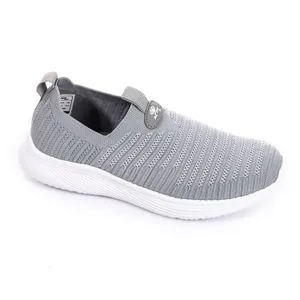 Activ Slip On Striped Sportive Sneakers - Shades Of Gray