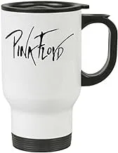 Pink-floyd Quotes White Insulated Travel Tea/Coffee Mug cr95