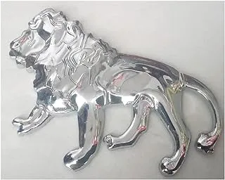 Car sticker chrome color lion design