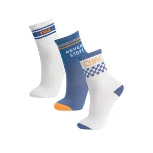 Defacto Boy High Cut Socks - 3 Pack.