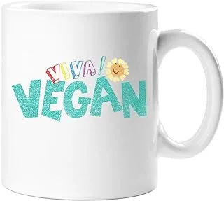 60 Second Makeover Viva Vegan Mug Vegetarian Veganism Quote Friend Mum