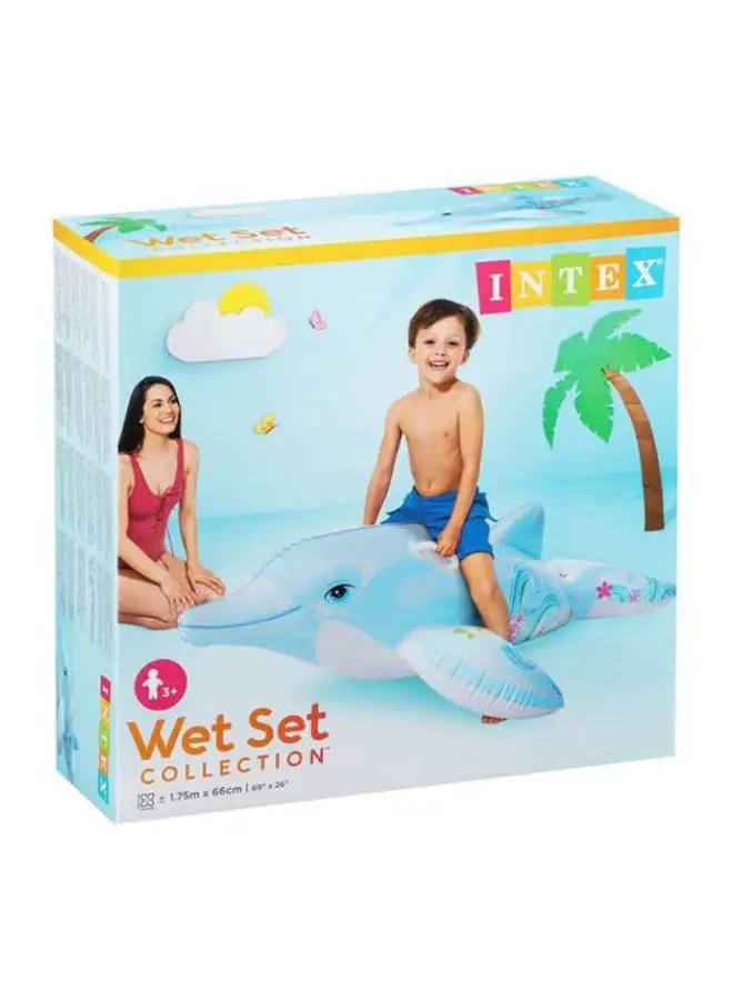 INTEX Ride-On Dolphin Inflatable Swimming Toy-Assorted