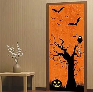 Halloween horrible 3D Wall Door Sticker Decal Art Decor Vinyl Self Adhesive Removable Home Door Decals mm