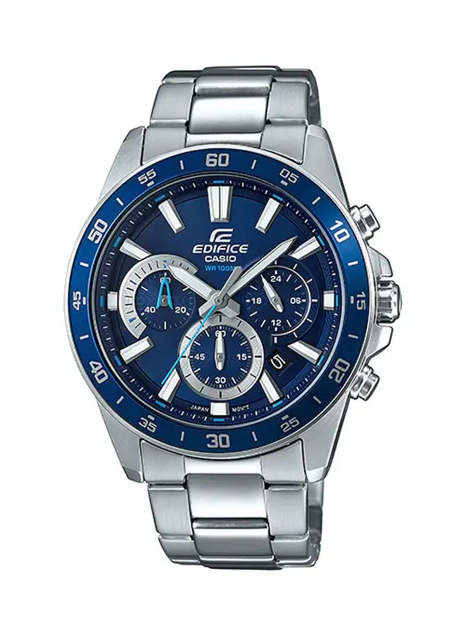 EDIFICE CASIO Stainless Steel Chronograph Watch EFV-570D-2AVUDF