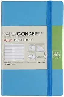 OPP PAPER CONCEPT 14 x 9 cm Hard Cover Executive Notebook - Fluo Colors - Light Blue