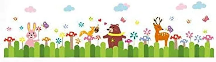 Removable Lovely Cartoon Wall Decals Murals Home Art Decor Peel Stick Wall Stickers for Kids Room Wall Corner