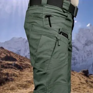 City   Pants Men Combat  Trors Many Pockets Waterproof Wear