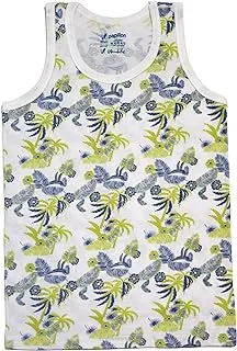 Papillon Boys Sleeveless Undershirt Printed Shapes Base Layer Top (pack of 1)