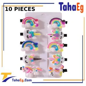 Taha Offer 10 Cute Hair Clips Multi Color