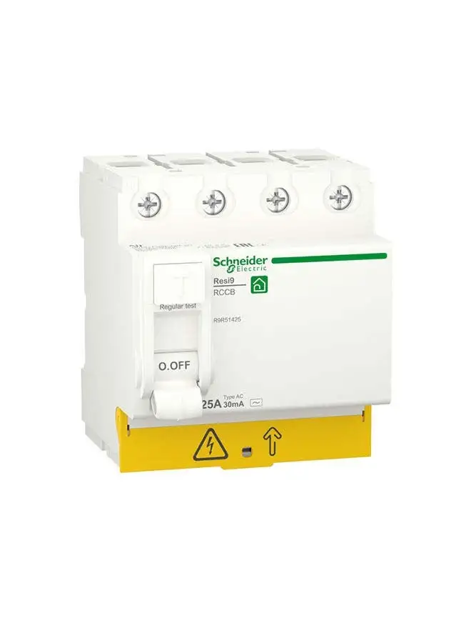 Schneider Electric Schneider Electric Resi9 Residual Current Circuit Breaker 4P, 25A