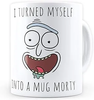 MCSID RAZZ - Rick and Morty I Turned My self into a Mug Morty Design Coffee Mug Return Gift Officially Licensed by Turner Entertainment Co