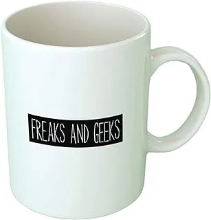 Fast-print Printed Mug Freaks And Geeks - White & Black