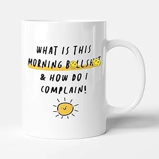 What is This Morning Bullsh*t - Funny Gift Mug by Victorian Print